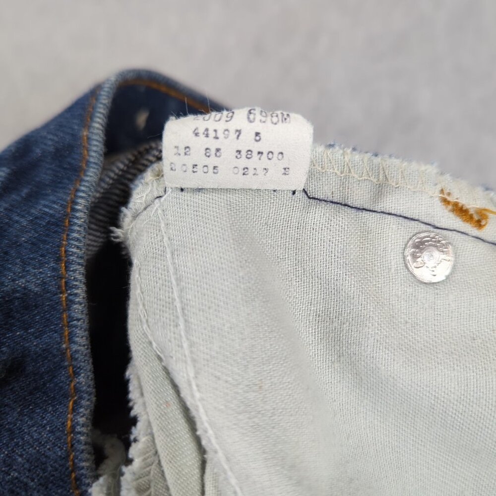 Vintage Levis 505 Jeans Men 40x34 (Actual 38x34) Straight Leg Orange Tab USA 80s - Picture 9 of 10